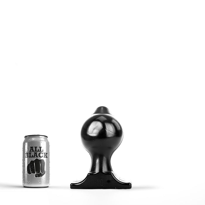 All Black - Buttplug - 18 x 10 cm - Zwart-Erotiekvoordeel.nl