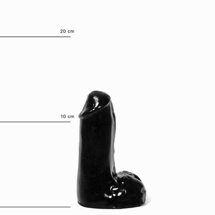 All Black - Dildo - 13 x 4.5 cm - Zwart-Erotiekvoordeel.nl