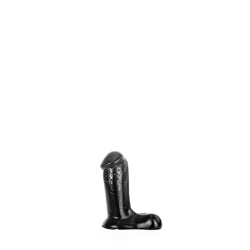 Całkowicie czarny dildo - 14 x 5 cm - Zwart-Erotiekvoordeel.nl