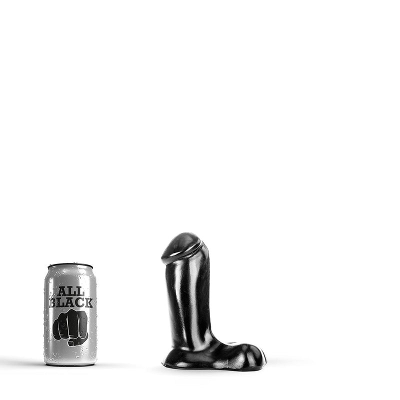 Całkowicie czarny – dildo – 14 x 5 cm – czarny-Erotiekvoordeel.nl