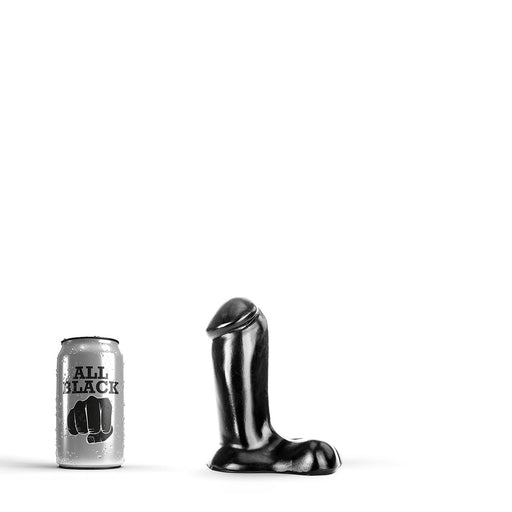 All Black - Dildo - 14 x 5 cm - Schwarz-Erotiekvoordeel.nl