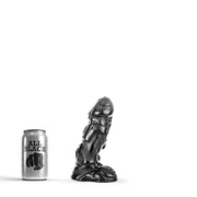 All Black - Klassieke Dildo - 18 x 4 cm - Zwart-Erotiekvoordeel.nl