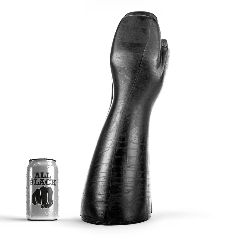 All Black - Fisting Dildo - 39 x 16 cm - Zwart-Erotiekvoordeel.nl