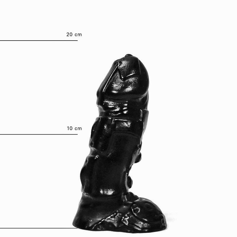 All Black - Klasyczny dildo - 18 x 4 cm - Zwart-Erotiekvoordeel.nl