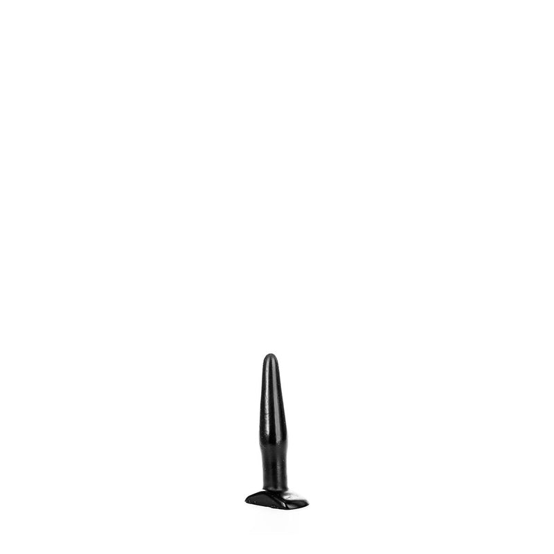 All Black - Plug anale piccolo - 12 x 2,5 cm - Nero-Erotiekvoordeel.nl