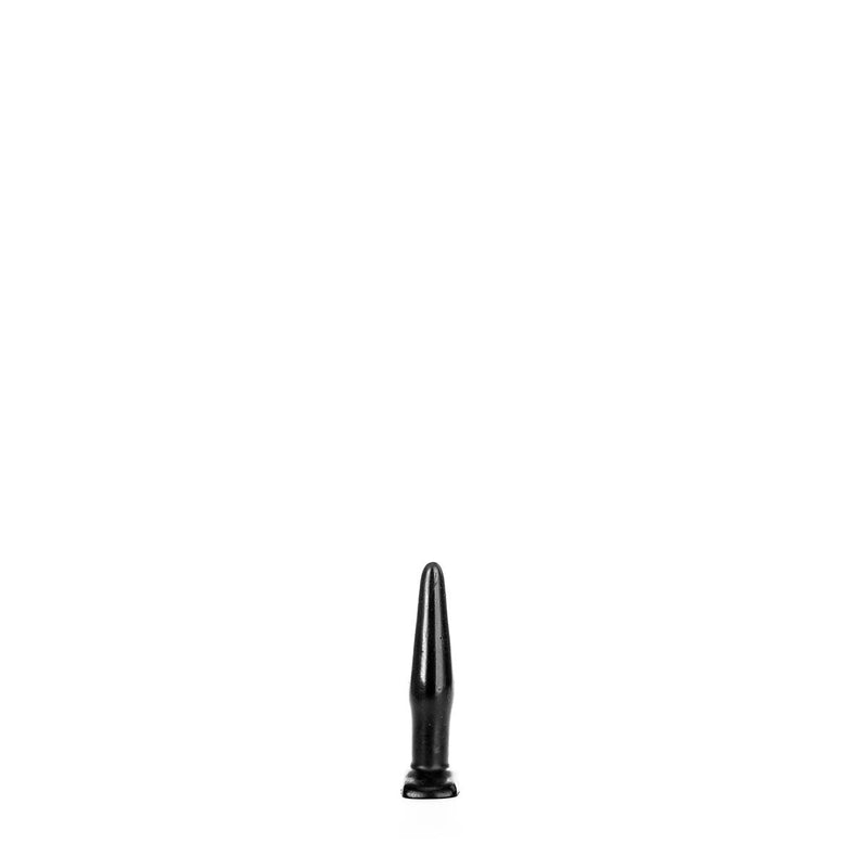 All Black - Plug anale piccolo - 12 x 2,5 cm - Nero-Erotiekvoordeel.nl