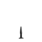 All Black - Plug anale piccolo - 12 x 2,5 cm - Nero-Erotiekvoordeel.nl