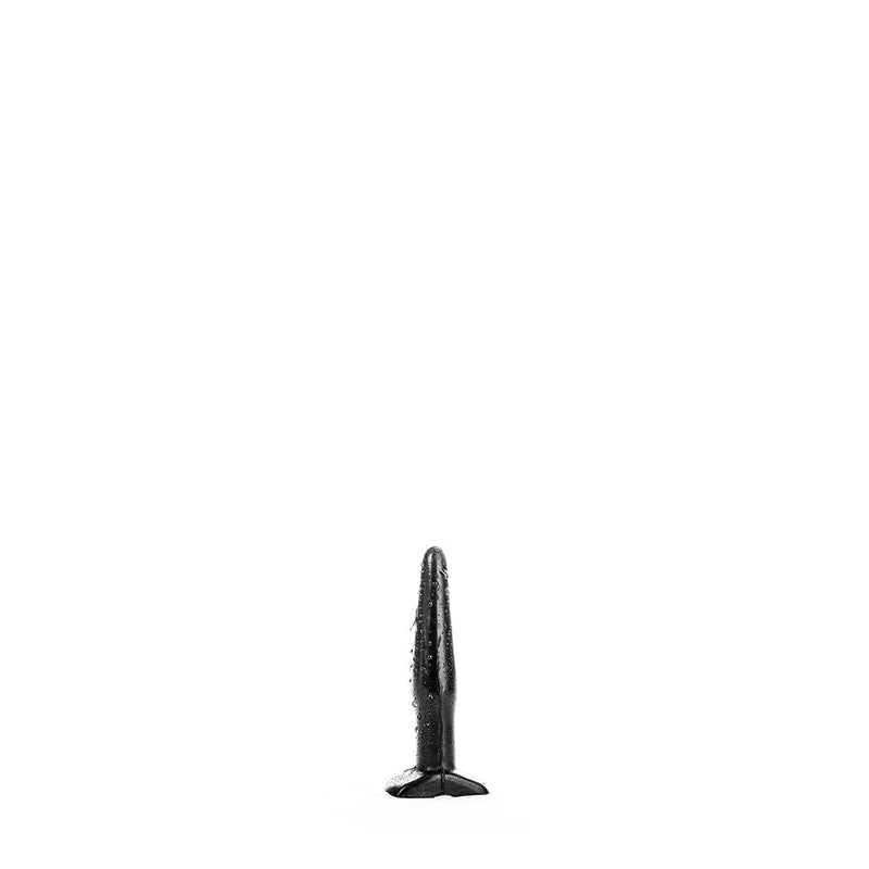 All Black - Plug anale piccolo - 12 x 2,5 cm - Nero-Erotiekvoordeel.nl
