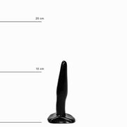 All Black - Plug anale piccolo - 12 x 2,5 cm - Nero-Erotiekvoordeel.nl
