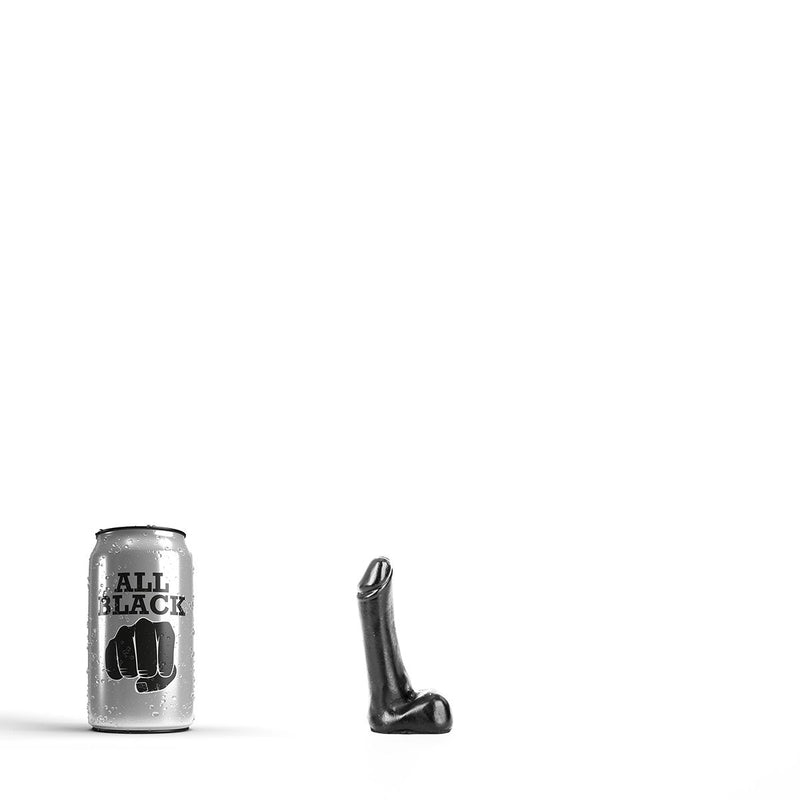All Black - Extra Kleine Dildo - 9 x 2 cm - Zwart-Erotiekvoordeel.nl