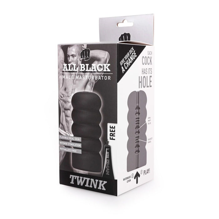 All Black - Masturbator Twink-Erotiekvoordeel.nl