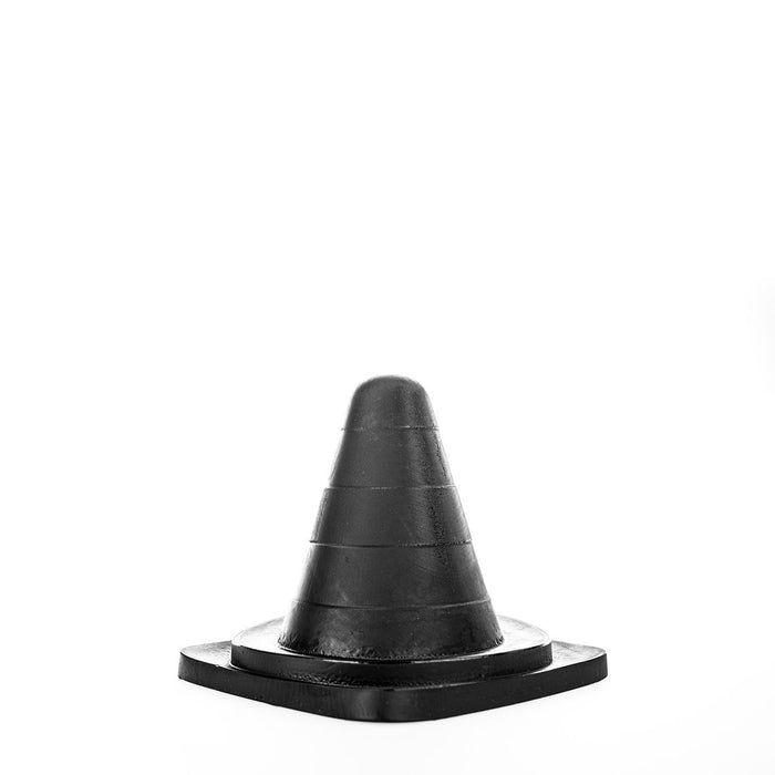 All Black - Prisma Buttplug 19 x 5 cm - Zwart-Erotiekvoordeel.nl