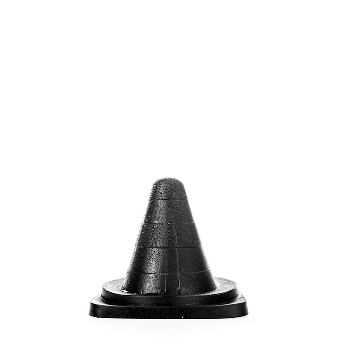 All Black - Prisma Buttplug 19 x 5 cm - Zwart-Erotiekvoordeel.nl