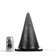 All Black - Prisma Buttplug 30 x 18 cm - Zwart-Erotiekvoordeel.nl