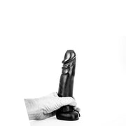All Black - Dildo realistico - 22 x 4,5 cm - Nero-Erotiekvoordeel.nl