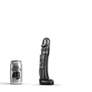 All Black - Dildo realistico - 22 x 4,5 cm - Nero-Erotiekvoordeel.nl