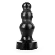 All Black - XXL Buttplug Met bolletjes 38 x 11.5 cm - Zwart-Erotiekvoordeel.nl