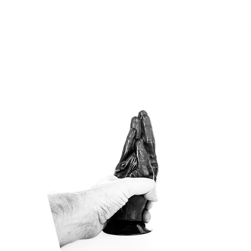 All Black Fisting Dildo 21 x 6 cm – Zwart-Erotiekvoordeel.nl