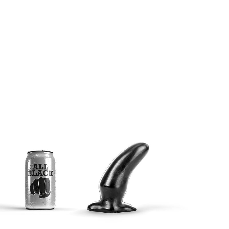 All Black - Anaal Dildo - 13 x 5 cm - Zwart-Erotiekvoordeel.nl