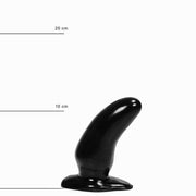 All Black - Anaal Dildo - 13 x 5 cm - Zwart-Erotiekvoordeel.nl