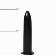 All Black - Dildo - 19 x 3,5 cm - Zwart-Erotiekvoordeel.nl