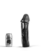 All Black - Dildo - 28 x 7.5 cm - Zwart-Erotiekvoordeel.nl