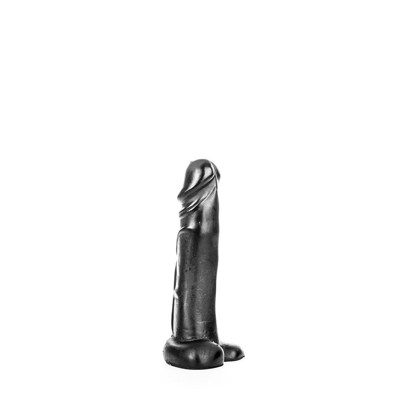 All Black - Realistische Dildo - 22 x 4,5 cm - Zwart-Erotiekvoordeel.nl