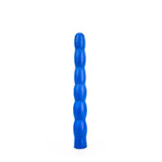 All Blue – Geribbelde Anale Dildo – 32 cm – Blauw-Erotiekvoordeel.nl