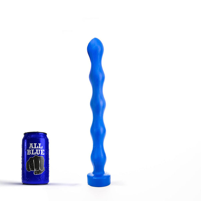 All Blue - Anaal kralen 32 x 3,4 cm - Blauw-Erotiekvoordeel.nl