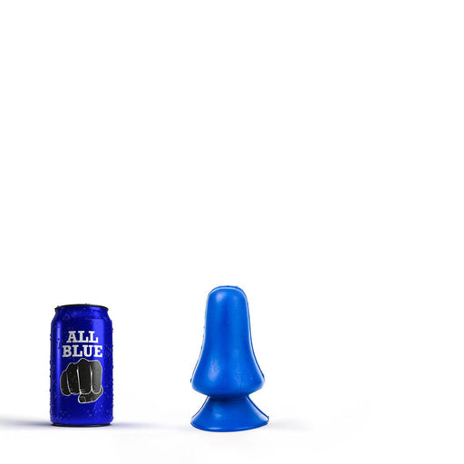 All Blue - Buttplug 12 x 7 cm - Blauw-Erotiekvoordeel.nl