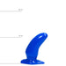 All Blue - Buttplug 13 x 5 cm - Blauw-Erotiekvoordeel.nl