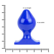 All Blue - Buttplug - 17 x 9 cm - Blauw-Erotiekvoordeel.nl