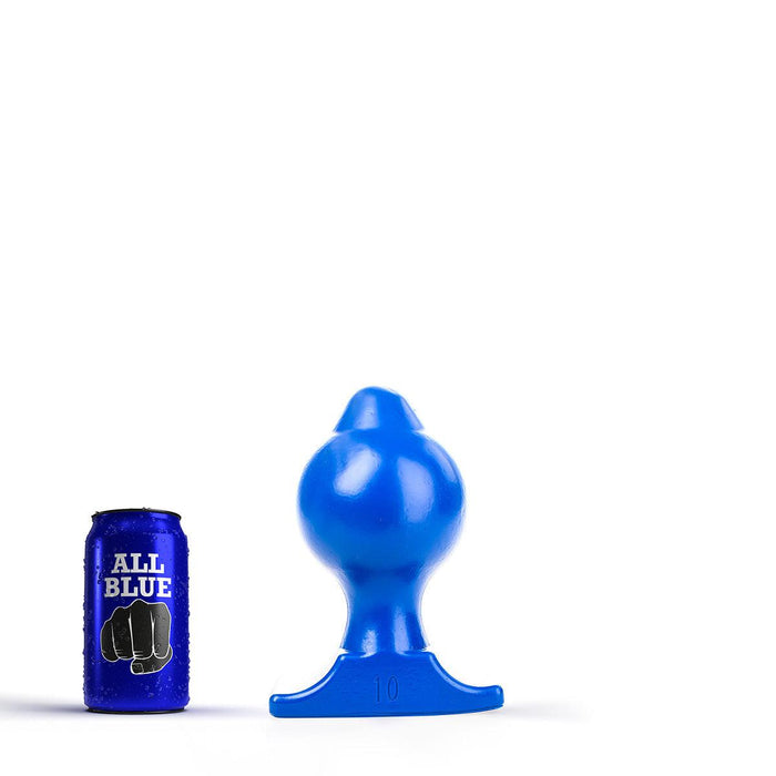 All Blue - Buttplug 18 x 10 cm - Blauw-Erotiekvoordeel.nl