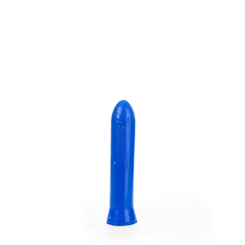 Niebieski dildo 19 cm – gładkie PVC z przyssawką – Blauw-Erotiekvoordeel.nl