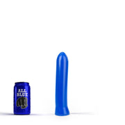Niebieski dildo 19 cm – gładkie PVC z przyssawką – Blauw-Erotiekvoordeel.nl