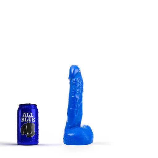 All Blue - Dildo 22 x 4.5 cm - Blauw-Erotiekvoordeel.nl