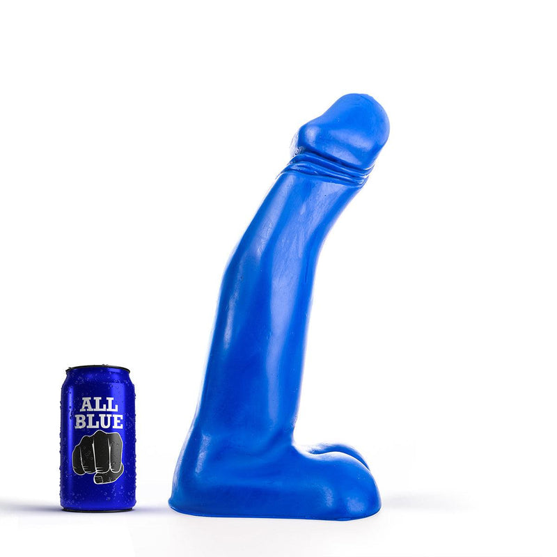 All Red - XXL Realistische Dildo - 34 x 5,5 cm - Blauw-Erotiekvoordeel.nl