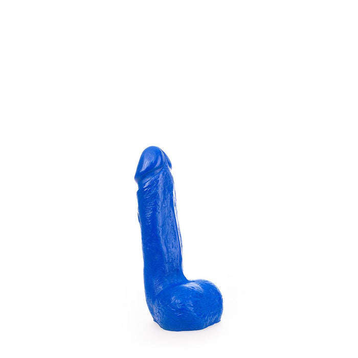 All Blue - Dildo Met Balzak 20 x 4,5 cm - Blauw-Erotiekvoordeel.nl