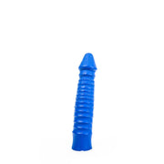 All Blue - Anaal Dildo Met Ribbels - 26 x 5 cm - Blauw-Erotiekvoordeel.nl
