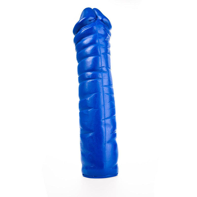 All Blue - Gode nervuré - 38 x 8,5 cm - Blauw-Erotiekvoordeel.nl