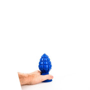 All Blue - Granaat Buttplug 15 x 6 cm - Blauw-Erotiekvoordeel.nl