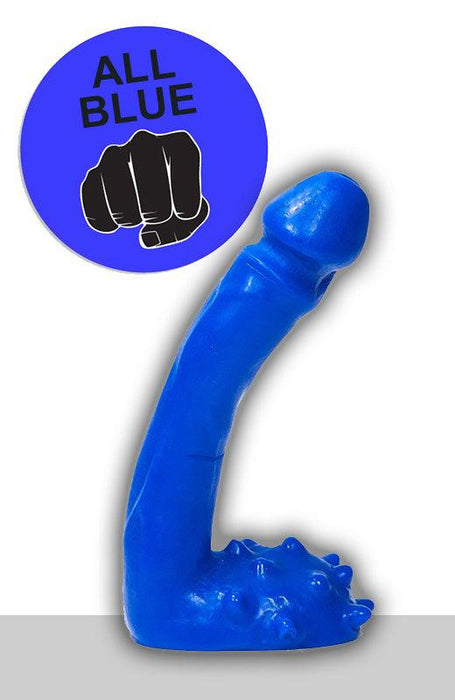 All Blue - Kleine Dildo Met Balzak 9 x 2.5 cm - Blauw-Erotiekvoordeel.nl