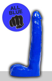Niebieski – realistyczne dildo – 21 cm – Blauw-Erotiekvoordeel.nl