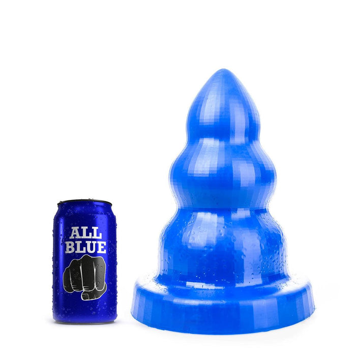 All Blue - Triple Pleasure Buttplug - Blauw-Erotiekvoordeel.nl