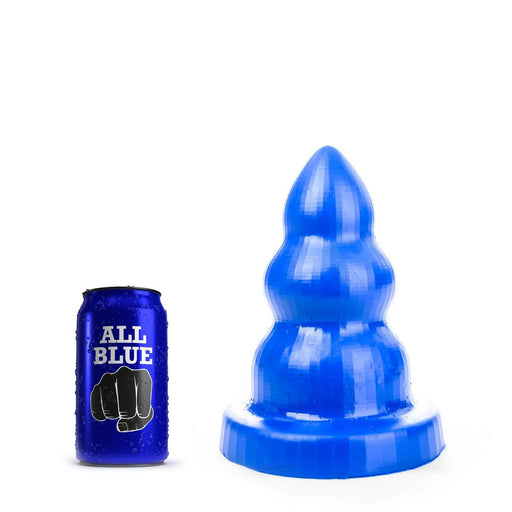 All Blue - Triple Pleasure Buttplug - Blauw-Erotiekvoordeel.nl