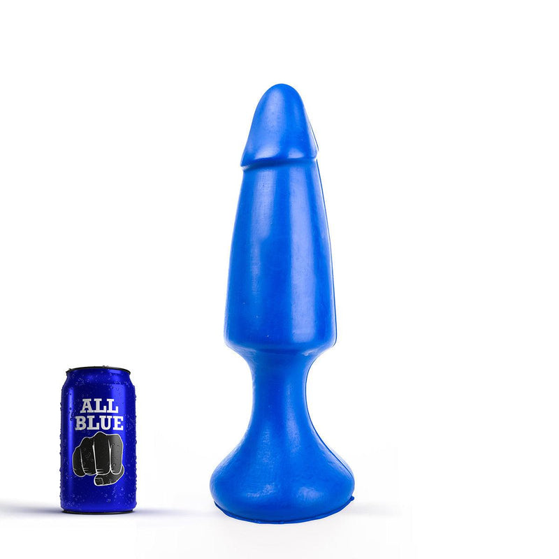 All Blue - buttplug XXL - 35 x 6,5 cm - Niebieski-Erotiekvoordeel.nl