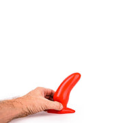 All Red - Dildo anale - 13 x 5 cm - Rosso-Erotiekvoordeel.nl