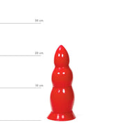 All Red - Gode anal - 23 x 8 cm - Rood-Erotiekvoordeel.nl