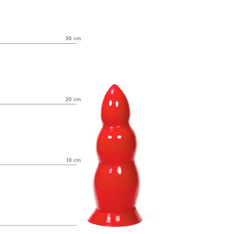 All Red - Gode anal - 23 x 8 cm - Rood-Erotiekvoordeel.nl