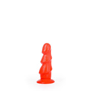 All Red - Anaal Dildo Met 3 Dikke Ribbels - 17 x 5 cm - Rood-Erotiekvoordeel.nl